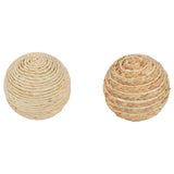 Set 2 Asst Decorative Weave Balls 14cm V637-90314BAL