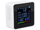 Air Quality Monitor 8 in 1 Real Time Color Screen Space Saving Widely Used CO2 Detector for TVOC V1294-YM0523-3113220040812