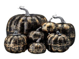 7pcs Simulated Pumpkin Glossy Paint Lightweight Creative Reusable Foam Pumpkin for Decoration Prop V1294-YM0901-3115240060518