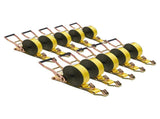 Ratchet Straps, 50.8 mm x 9.1 m, Heavy Duty Tie Down Straps with Double J Hook, 4536 kg Break V952-SJGJLD2X3010VZ6IN001V0