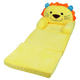 Kids Sofa Yellow Cartoon Animal Style Foldable Wide Handle Soft Breathable Toddler Chair for Reading V1294-YM0901-3116230007111