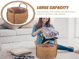 Large Wicker Plant Basket for Indoor Flowers - Decorative Storage Basket for Home, Living Room, and V1370-AZ4-17300