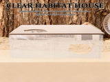 Acrylic 3 Chamber Hamster Hideaway with Transparent Design for Small Animal Exploration V1366-AZ2-W-17618