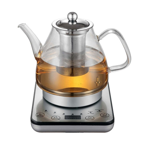 1.2L Digital Glass Kettle w/ Electric Tea Pot & Infuser 800W V196-SK200