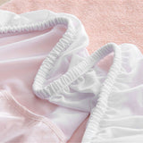Waterproof Anti mite Mattress Pad Cover Fitted Sheet Pink 180*20030cm V1294-YM0901-JY17045-12