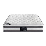 Mattress Euro Top Single Size Pocket Spring Coil with Knitted Fabric Medium Firm 34cm Thick V43-MAT-PET-S