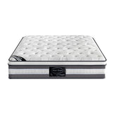 Mattress Euro Top Single Size Pocket Spring Coil with Knitted Fabric Medium Firm 34cm Thick V43-MAT-PET-S