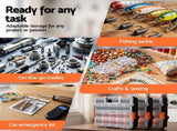 Giantz 3 Pack Tool Box Organizer with Hardware Storage Box for Small Parts TO-SCREW-3T-OR