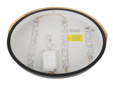 LED Flush Mount Ceiling Lamp Modern Dimmable Round Modern Ceiling Lamp with Remote Control for V1294-YM0901-3119240152411