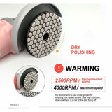 7 pcs Diamond Polishing Disc 4"/100Mm Dry Diamond Polishing Pads For Marble, Granite, Stone, V1188-MS-227-1178