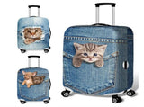 XL 29-32 Inch Elastic Cover with Zipper, Travel Suitcase Protector, Scratch Resistant V888-ELOSUNG13435