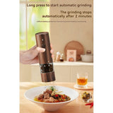 Rechargeable Salt and Pepper Grinder Set Electric Gravitys Electric Salt & Pepper Grinder Adjustable V1366-AZ2-W-14643