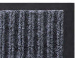 Grey Pvc Door Mat 90 X 150 Cm 43_241276