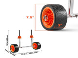 Kayak Cart, 113.4 kg Load Capacity, Canoe Cart Dolly with 19.1 cm Solid Rubber Tires & Kickstand, V952-CZSPHTTC8INC8AUKV001V0