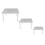 3 Set Square Clear Acrylic Cake Stand Acrylic Cupcake Stand for Cake Pizza Dessert Christmas Wedding V1294-YM0710-3117230340411