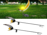 2pcs Solar Moon Lamp Waterproof Garden LED Light Decor Metal Outdoor Lawn Flame Lanterns V1294-YM0901-3111200242011