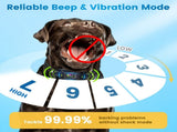 Smart Anti-Bark Collar for Dogs Rechargeable, IP67 Waterproof, HD Color Screen, 4 Safe Modes V1107-CS-CSBZNXGQ