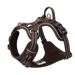 True Love No Pull Explosion Proof Dog Harness - Brown, L ZAP-TLH56512-39