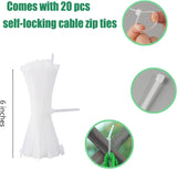 10Pack Melon Hammock Watermelon Nets with 20 Cable Zip Ties, Heavy Duty Watermelon Honeydew Net for V1259-DP01-A-3396
