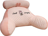 Reading Pillow for Kid Or Adult Large Back Pillow for Sitting Up in Bed Detachable Neck Roll with V1107-115-96620-PNK1
