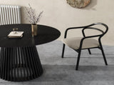 Palmer Sleek Silhouette Dining Table V264-DNT-421C-BLK-11M