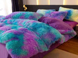 Tie-Dye Bedding Set Three-Piece Bedding Set Soft Bedding Trendy Bedding Home - Leopard print - Size V1102-114-52798-LEO-150-200CM