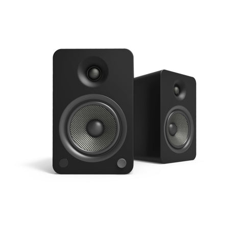 Kanto YU6 200W Powered Bookshelf Speakers with Bluetooth and Phono Preamp - Pair, Matte Black V398-KO-YU6MB-I