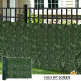 Artificial Ivy Leaf Hedging & Privacy Screen 3m X 1m Roll V637-1008977