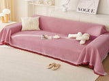 180*420CM Pink Premium Polyester Sofa Throw Blanket, Multi-Seasonal Use, Sofa Protector V888-ELOSUNG21122
