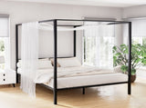 Artiss Bed Frame Double Size Metal Bed Frame POCHY MBED-C-POCHY-D-BK-AB