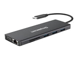 Simplecom CHN612 USB-C 12-in-1 Multiport Docking Station Dual HDMI VGA Triple Display Gigabit LAN V28-CHN612
