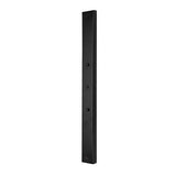 Ceiling Light Plate Holder Fitting Base Rectangular Shape DIY Pendant Lamp Accessories Black V1294-YM0722-JY03798-01