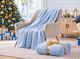 Giselle Cooling Blanket 140cm x 210cm Single Summer Quilt Sleepers Double Sided CBK-140X210-BU