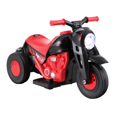 Rigo Kids Ride On Car Motorcycle Motorbike with Bubble Maker Electric Toy 6V Red RCAR-MBIKE-BUBBLE-RD