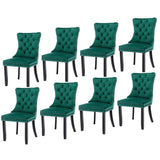 8x Velvet Dining Chairs- Green V226-SW1901GN-4