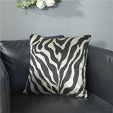 Print Striped Pillow Covers 18x18 in Couch Pillow Case Sets of 4 Modern Decorative Square Throw V1370-AZ4-05759