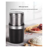 Electric Coffee Grinder and Spice Grinder with 1 Stainless Steel Blades Removable Bowls Juicer wall V1192-AZ-W-9211