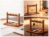 Key holder Wooden organizer Key rack Jewelry holder Desk organizer Key tray Storage tray V1189-WXF-260203-00379