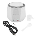 12V 100W 1.3 L Electric Portable Multifunctional Rice Cooker Food Steamer for Car White V1294-YM0901-JY12965-01
