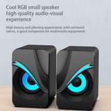 Bluetooth Speaker, Desktop Speakers, Light Emitting Computer Speaker USB Mobile Phone Laptop Desktop V1192-AZ-W-29569