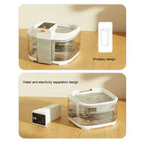 Black 4.5L Rechargeable Pet Water Fountain for Cats & Dogs - Automatic Circulating Water Dispenser V888-ELOSUNG13384