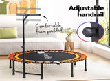 Everfit 48inch Fitness Foldable Trampoline Jumping Rebounder Home Gym Handrail TRAMPO-D-FOLD48-R-OR