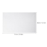 Magnetic Aquarium Hood Cover with Easy Feeding Port and Anti-Jump Mesh for Fish V1192-AZ-W-28462