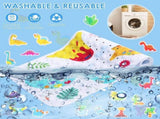 Non Slip Bath Mat for Kids with 30 Stickers 40x16 inch Cartoon Cute Bathtub Mat with Strong Suction V1366-AZ2-W-15080