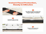 Flood Barrier, 8 Pack, 480 x 435 mm Flood Bags Activated by Water, Reusable Water Absorbent Barrier, V952-FHPZ8PCS520COIQQ1002V0