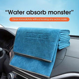 Blue Microfiber Car Cleaning Towel and 20L Foldable Self Standing Water Bucket V888-ELOSUNG52052