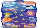 2-Pack Kids Multifunctional Electronic Dance Mat - Undersea World & Space Theme Play Mat with Sound V888-ELOSUNG39965
