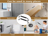 2 Pieces Toilet Grab Bars - 30 cm - Wall Grab Bar - Bathroom Grab Bars - Shower Grab Bars V1188-MS101-02822-1