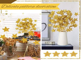 24 Pcs Glitter Star Picks 13.8'' Sparkly Stem Decoration Foam Vase Sticks Centerpiece Table Craft V1259-DP01-A-4799