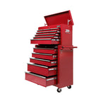 Giantz 14 Drawer Tool Box Cabinet Chest Mechanic Garage Storage Trolley Red TB-14DR-CH-RO-RED